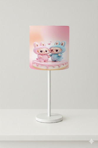 اباژور رومیزی دخترانه مخمل طرح لبوبو