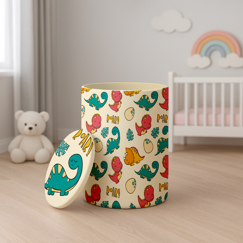 باکس وسایل پسرانه طرح مینیمال دایناسور