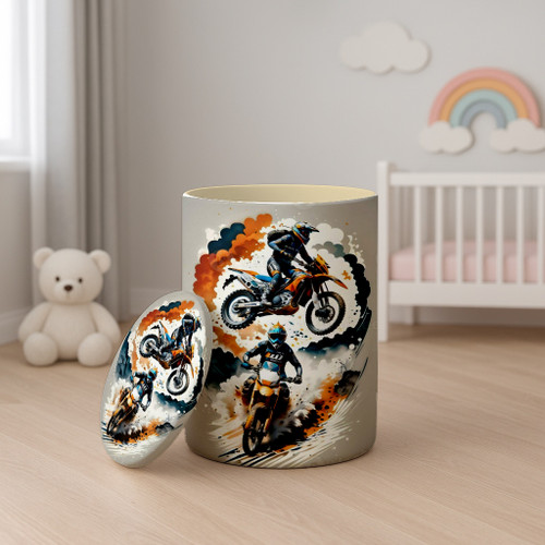 باکس وسایل پسرانه طرح پسر موتورسوار