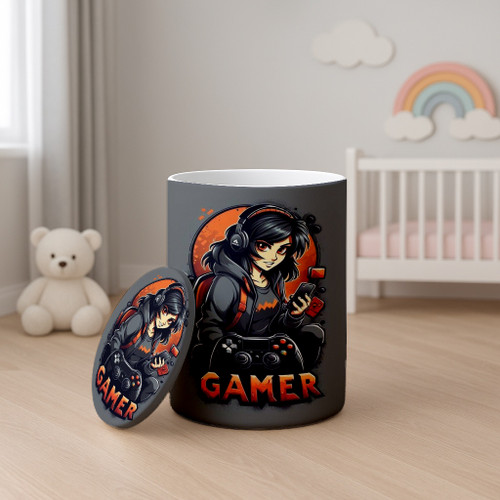 باکس وسایل دخترانه طرح دختر گیمر