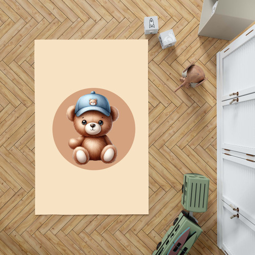 فرشینه پسرانه مخمل طرح تدی