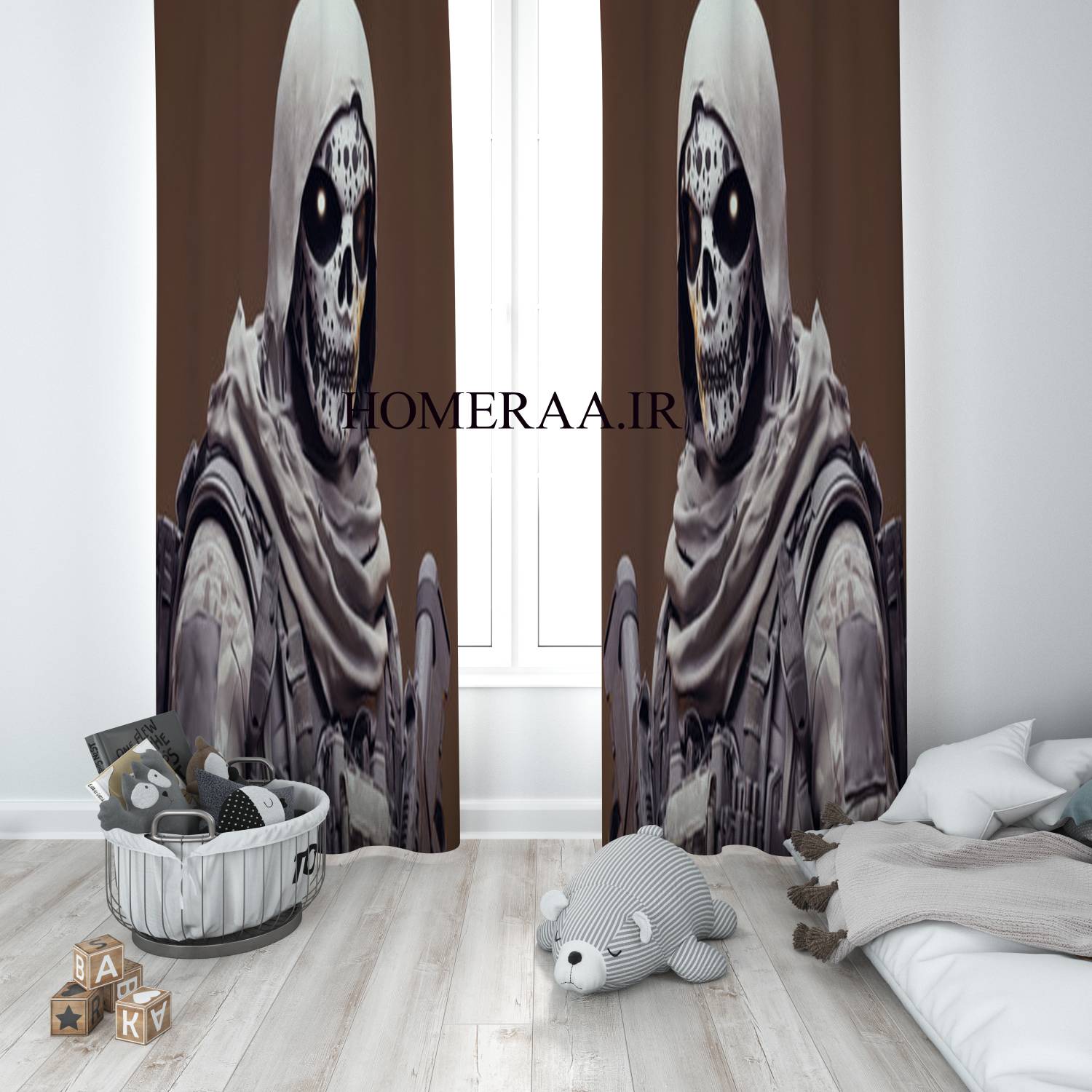 پرده پانچی پسرانه طرح کالاف دیوتی